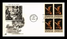 DR JIM STAMPS US COVER REGISTER AND VOTE FIRST DAY ISSUE BLOCK OF 4 ARTCRAFT