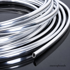 6m Car Door Edge Scratch Protector Diy Silver Chrome Moulding Trim Strip