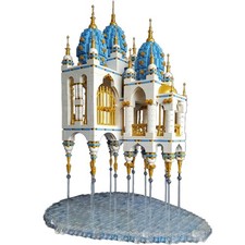 MOC Floating Castle Model Building Set with Instructions 3210pcs DIY Kit