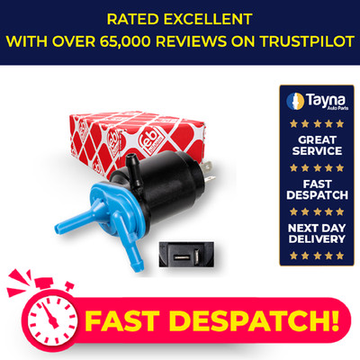 Washer Pump fits FIAT DOBLO 2001 on 0060816164 46760973 0060817037 46797755 Febi