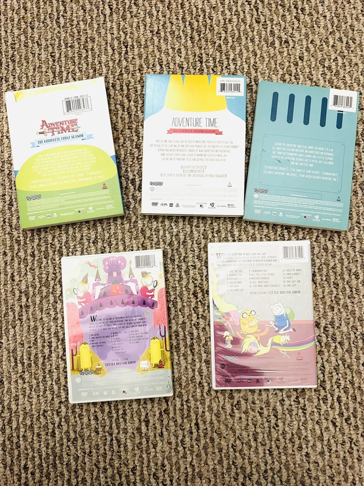 Adventure Time Seasons 1-3 & DVD Collection Lot Foto 2 de 4