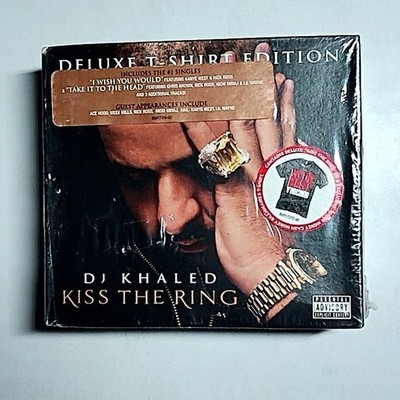 DJ Khaled   Kiss The Ring (CD, 2012) US Deluxe T-Shirt Edition NEW B0017316-02