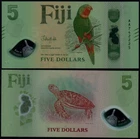 FIJI 5 DOLLARS (P125) 2025/2026 POLYMER UNC