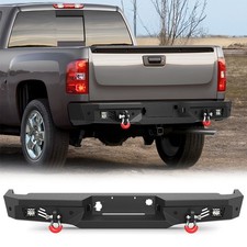 Offroad Rear Bumper For 2007-2013 Chevy Silverado 1500gmc Sierra 1500 Led Light
