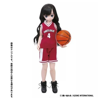 Azone Pureneemo Portoldam Basketball Team Uniform Red x White Momoko Pullip