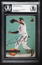 BAS 1994 Pinnacle Torii Hunter #267 BGS Authentic Auto ow6