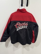 Sterling Marlin Coors Light Men's M NASCAR Nylon Racing Jacket Chase Authentics