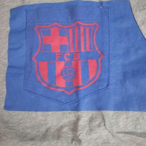 Camiseta Nike Barcelona FC Manga Corta Gris Pequeña - Imagen 3 de 7