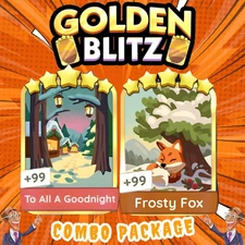 MONO-PO_LY STICKERS GO! Frosty Fox & To AIl A Goodnight GOLDEN BLITZ EVENT 5⭐
