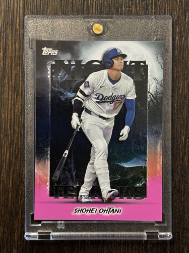 2025 Topps Update Series - Night Terrors Shohei Ohtani #NT-2 Pink Foil