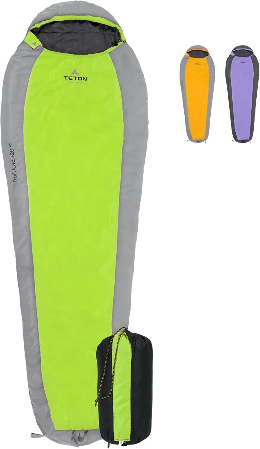 20F Degree Sleeping Bag Lightweight Warm Weather Mummy Sleeping Bags