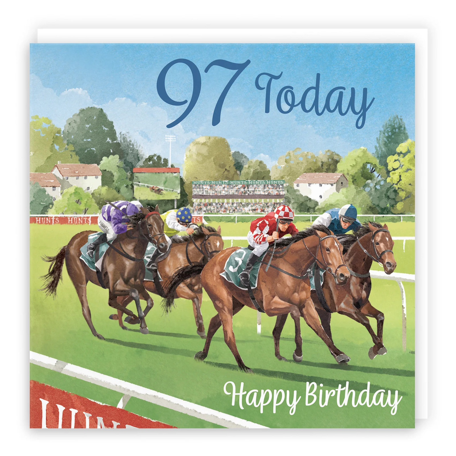 97th Horse Racing Birthday Card Milo's Gallery