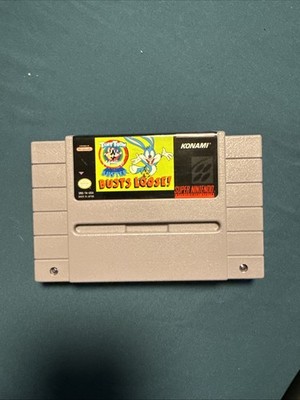 Tiny Toon Adventures: Buster Busts Loose (Super Nintendo Snes, 1993) Authentic 