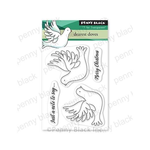 Penny Black Clear Stamps - Dearest Doves 30-740