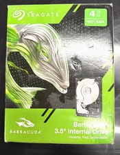 Seagate - Barracuda 4TB Internal SATA Hard Drive for Desktops