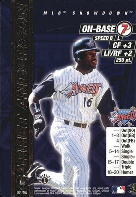 B1819- 2000 MLB Showdown Baseball Verschiedene Cards1 -du Pick- 15 + Kostenlose