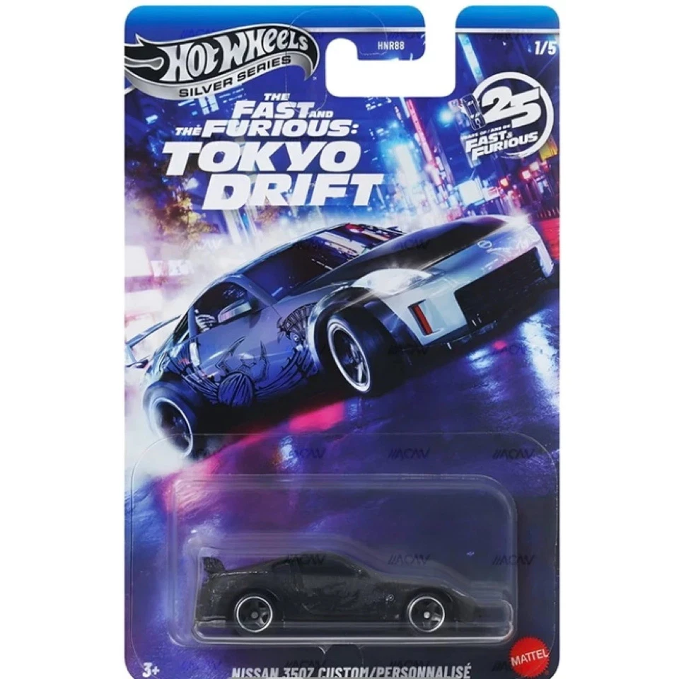 INHAND 2025 Hot Wheels Silver Fast & Furious Tokyo Drift ' 1 SET 5 CARS - Image 3 of 4