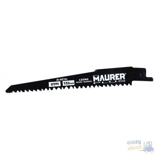 Offerta Blister 5 Lame Maurer Plus Legno 152mm per Sega a Gattuccio