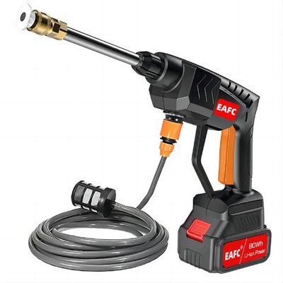 #ad New 60Bar 21V Cordless High Pressure Car Wash Washer Gun 40WH 80WH Car Wash Gun $166.79