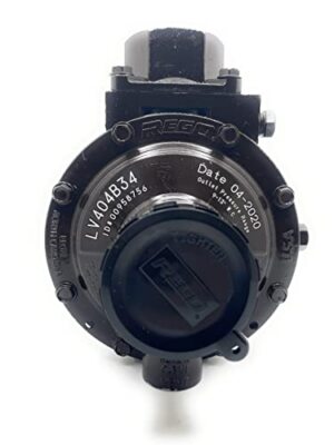 Rego LV404B34 Compact Twin Stage Regulator for LP-Gas, Brown