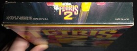 Tetris 2 II Puzzle Authentic Nintendo NES EXMT+ condition COMPLETE n box!