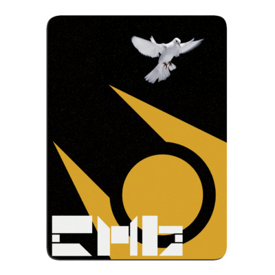 Half-Life 2 - Combine Logo Glitter Full Magnetic Back Magnet - Game Logo Art