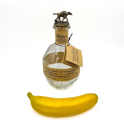 Blanton's Empty Single Barrel Bourbon Bottle 750ml Horse Stopper Letter  N 
