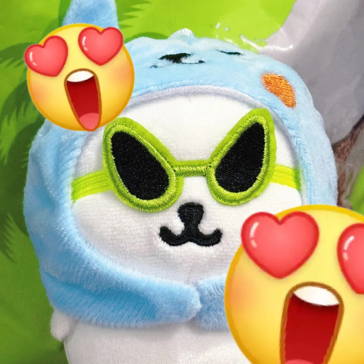 Green Quirky Alien Glasses Decoration for Chiikawa Usagi