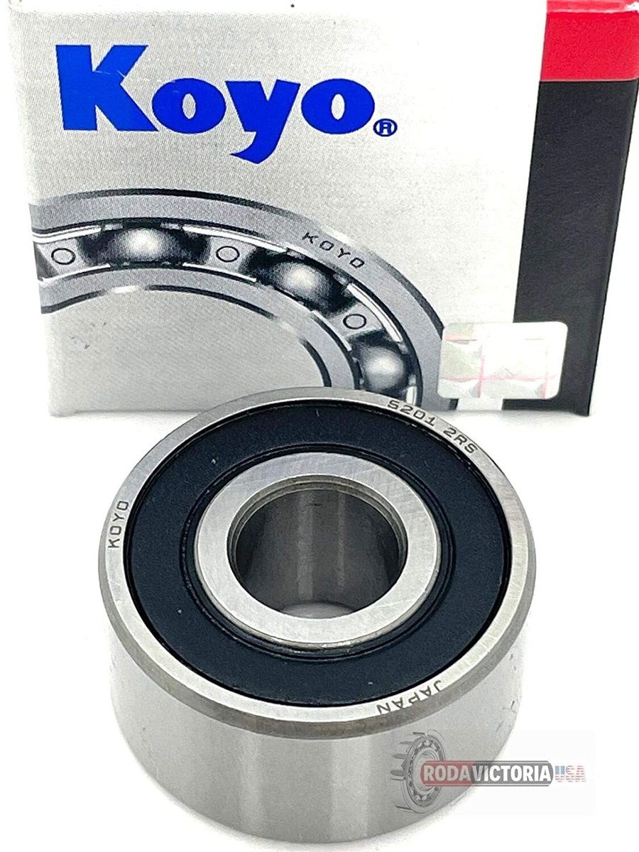 Koyo Japan Cuscinetto Cuscinetto A Sfera Koyo 6203 2RS C3 – 17x40x12 Mm, Doppio Sigillo In Gomma, Nuovo, Fatto In Giappone Cuscinetto Giapponese 17x40x12 - Foto 2