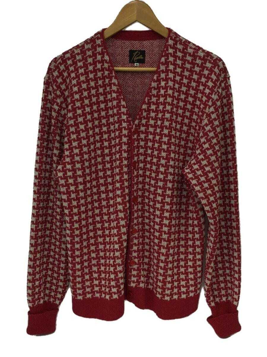 Needles V Neck Cardigan - Houndstooth V