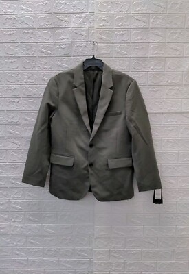 New Abercrombie & Fitch Collins Tailored Classic Blazer Olive Green Sz 40R
