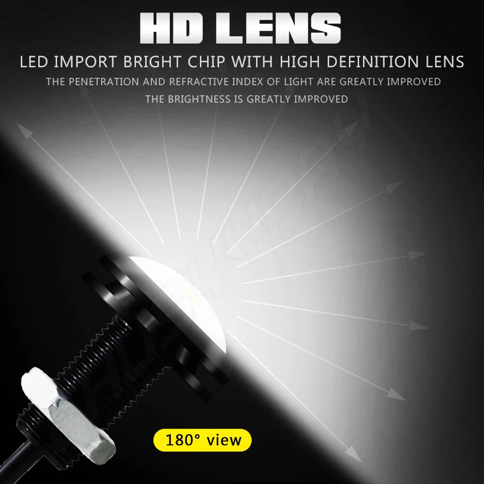 LED Back-up Reverse Light For ATV RZR Sportsman 900 Turbo 1000 S Polaris Ranger - Image 4 of 4