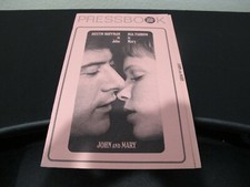 1969 John and Mary Movie Pressbook Dustin Hoffman Mia Farrow