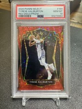 2020-21 Panini Select Tyrese Haliburton #189 Red Disco /49 PSA 10