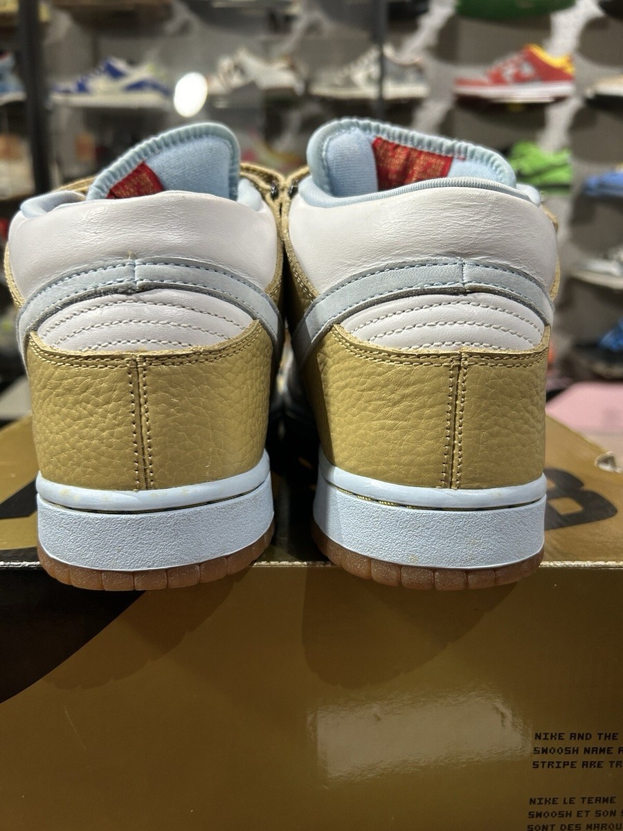 Size 9 Nike SB Dunk Mid Pro “Clubber Lang” Mr. T 314383-141 Size 9 Nike SB Dunk Mid Pro “Clubber Lang” Mr. T 314383-141
