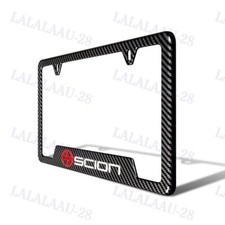 X2 New For Scion Abs Carbon Fiber Look License Plate Frame