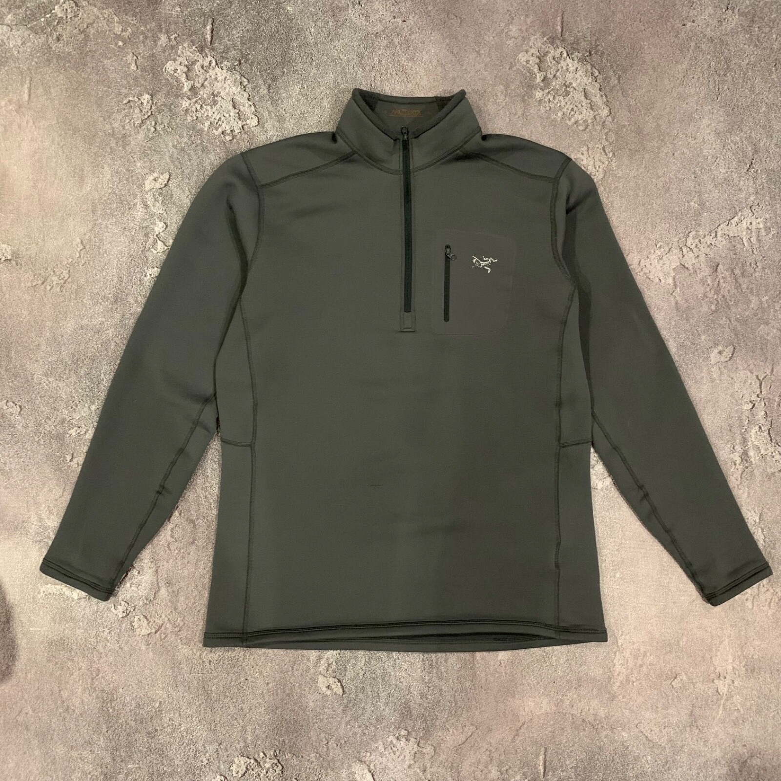 ARC'TERYX Maglione ARCTERYX Polartec UOMO in pile con zip 1 3 taglia L