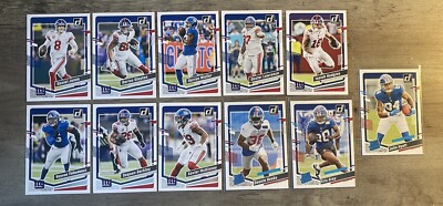 2023 Donruss NFL Football Team Set NEW YORK GIANTS
