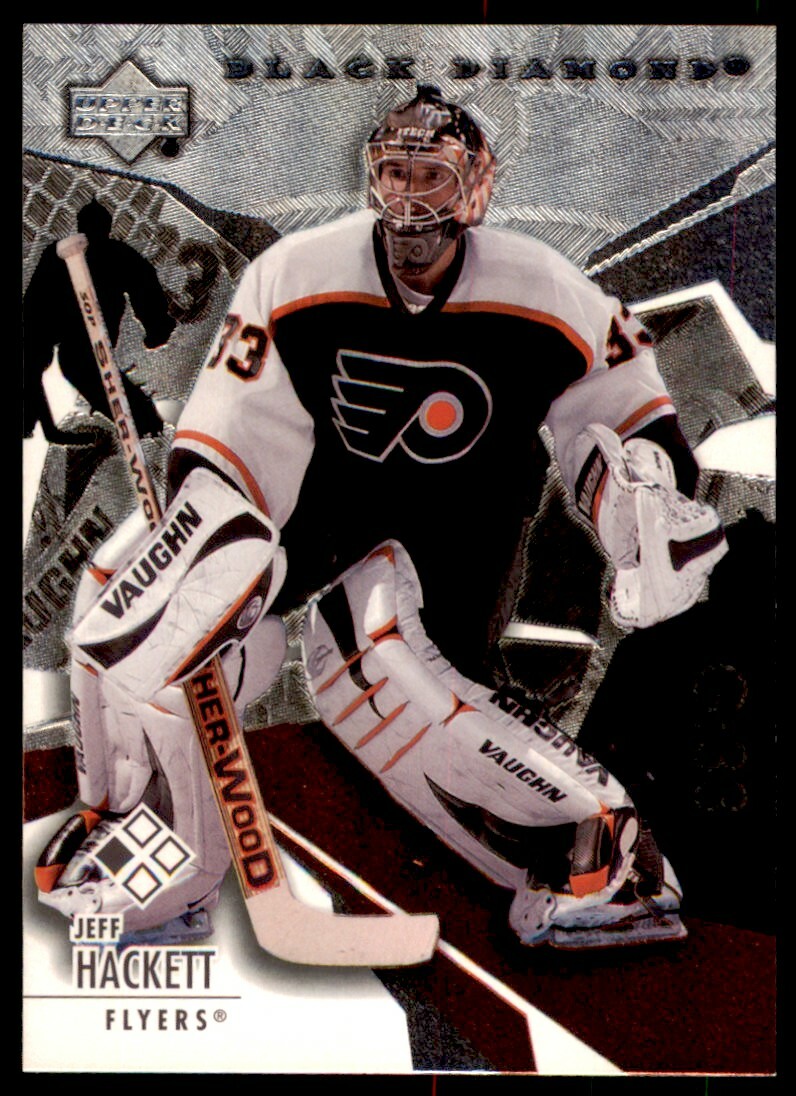 2003-04 Upper Deck Black Diamond #7 Jeff Hackett duF52X