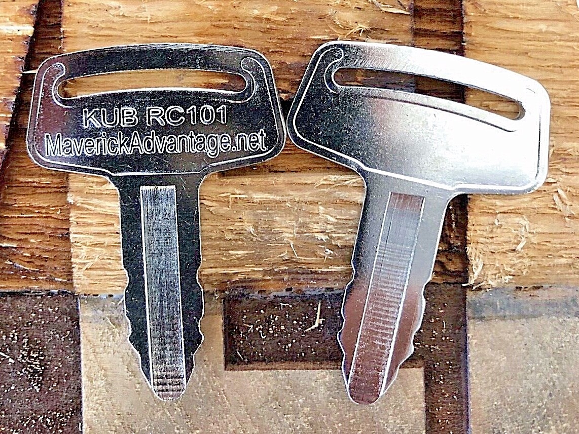 YourSwitch Schlüssel Set 205 100 52 - Für Kubota Bagger & Lader