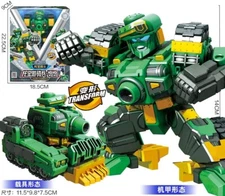 Tobot V GD Jackhammer Tank Transforming Robot Vehicle Action Figure Toy 5.5"