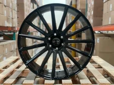 (1)26 Gianelle Verdi Gloss Black Wheels Rims Fit Escalade Silverado Yukon