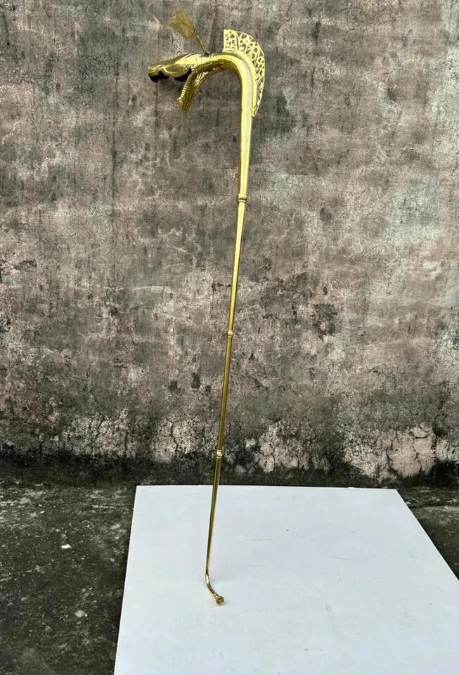 Carnyx Celte De L'âge De Fer – Trompette De Guerre Fonctionnelle, Reproduction Antique