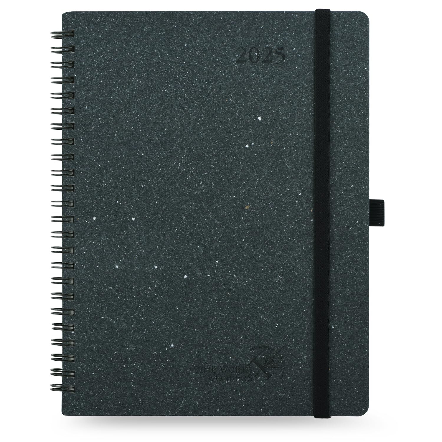 POPRUN 2025 Planner - 2025 Recycled Weekly Planner Italian Regenrated Leather...