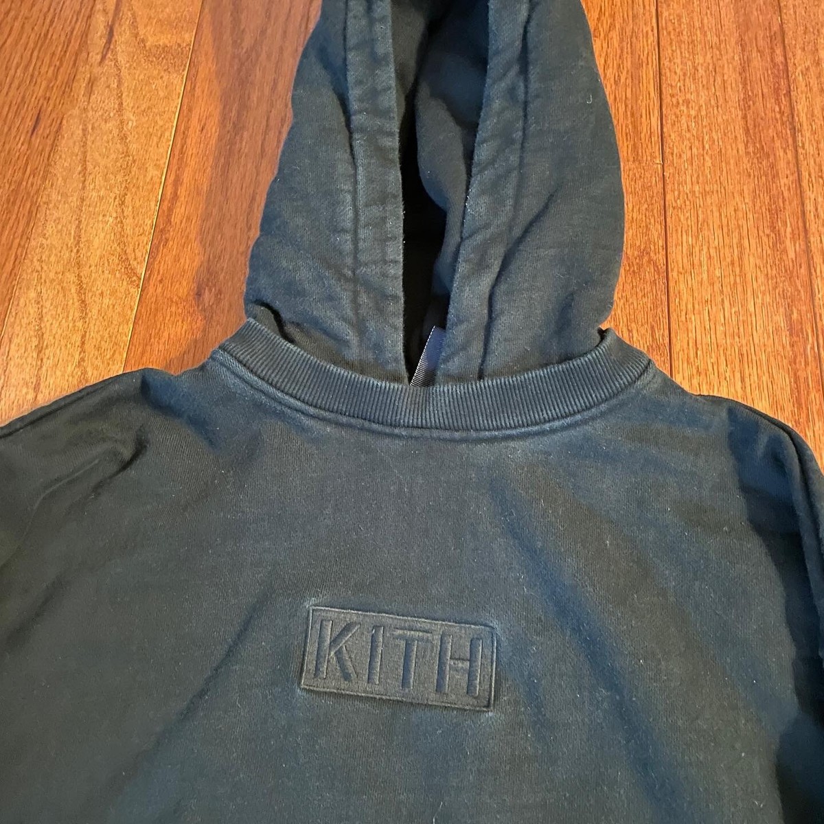 Size M -- Kith Classic Logo Williams II Hoodie Black FW18