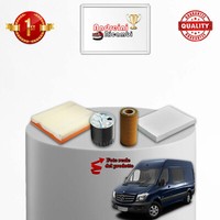 Set Service 4 Filter Mercedes Sprinter Ii 211 D 80KW 109CV Von 2006->