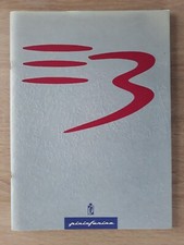 Pininfarina Ethos 3 Concept Car Press Release Brochure 1994 - Turin Motor Show Pininfarina Ethos 3 Concept Car Press Release Brochure 1994 - Turin Motor Show