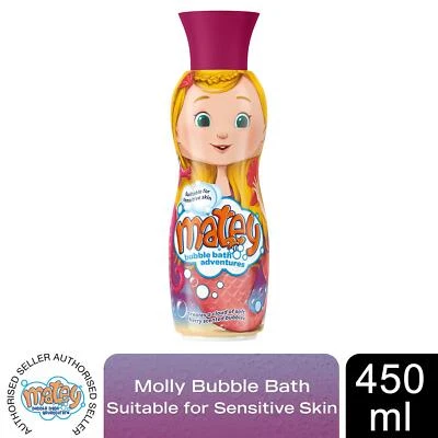 Baño de burbujas Matey Molly hipoalergénico adecuado para pieles sensibles, 450 ml