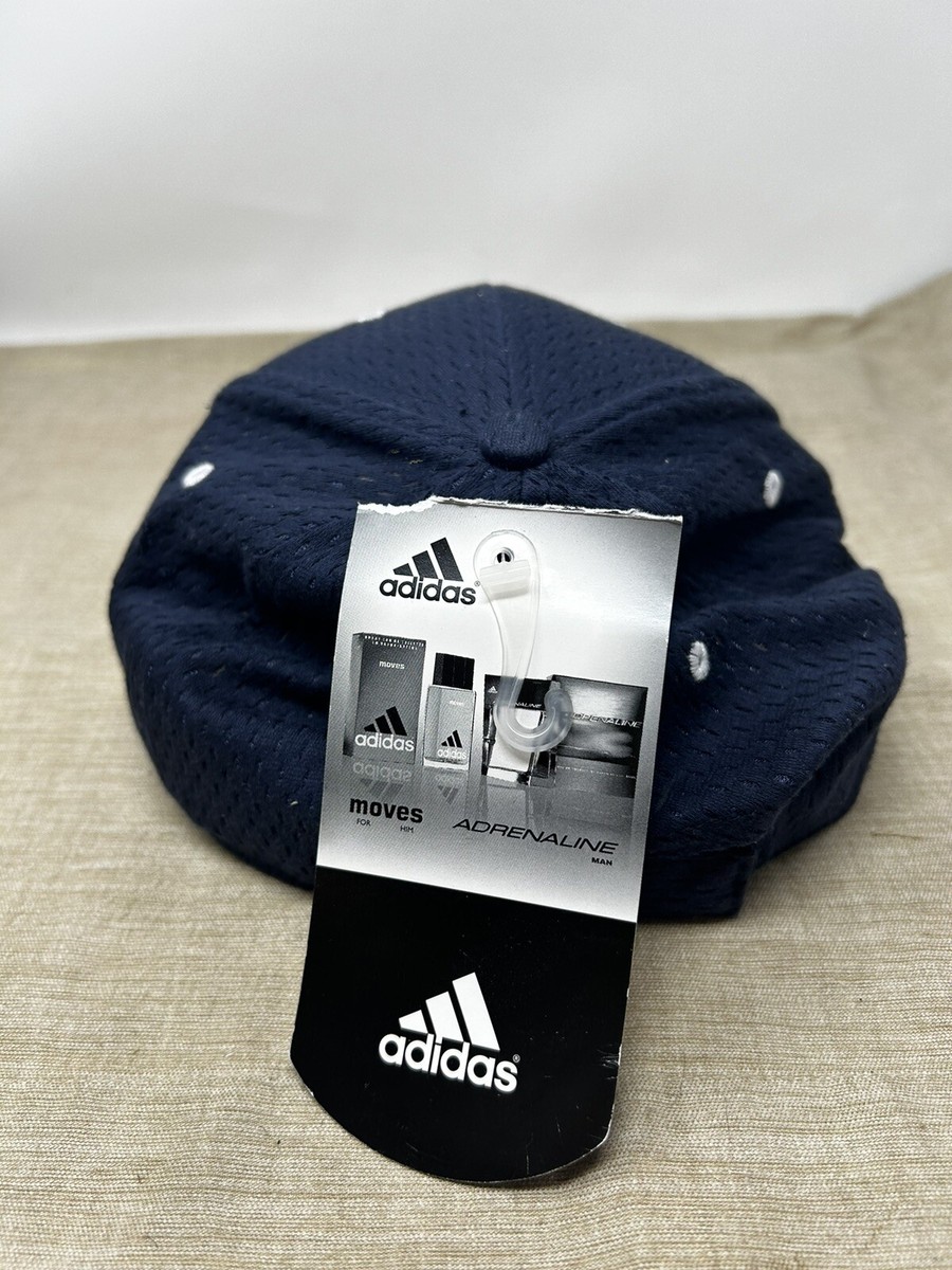 Y2K Adidas Sport Navy Blue Adjustable Hat Cap NOS | eBay