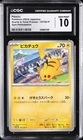 2024 POKEMON SCARLET & VIOLET PROMOS #197/SV-P PIKACHU CGC 10 GEM MINT
